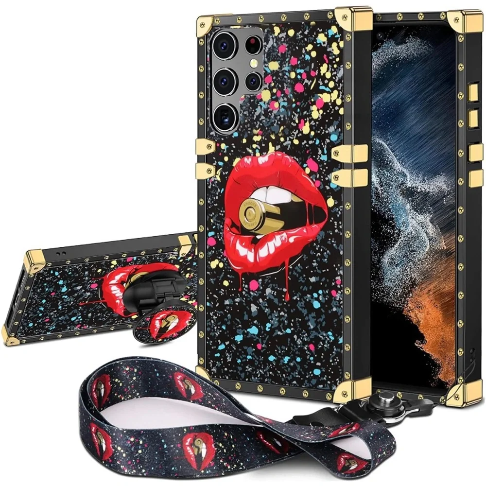 JakPak Phone case with strap &‎ stabd for Galaxy A32 5G